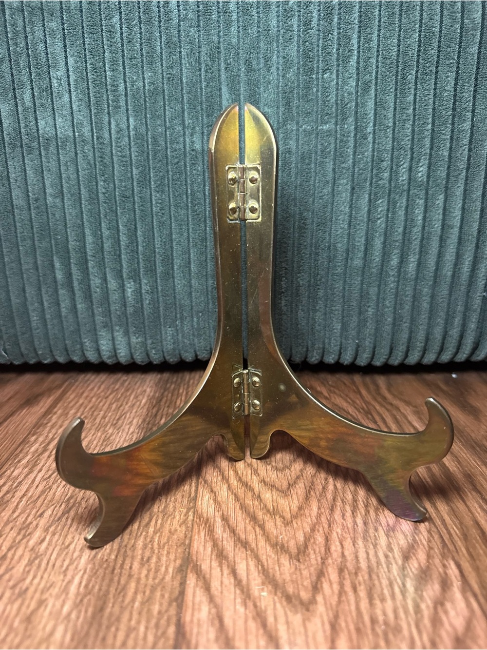 Solid Brass Decorative Plate or Picture Stand